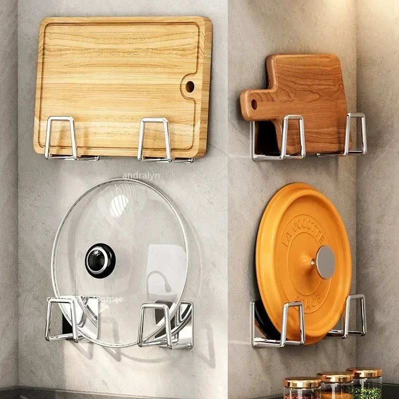 Porte-éponge en acier inoxydable antirouille avec éponge - design minimaliste Homeva