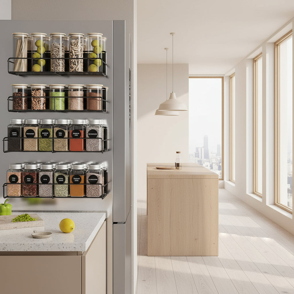 SmartWall – Waterproof Magnetic Wall Organizer for Kitchen and Refrigerator 